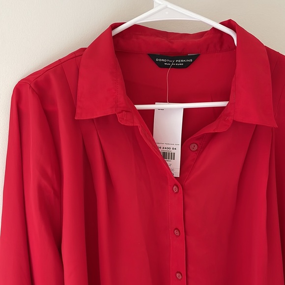 Dorthy Perkins Red Blouse - Picture 3 of 4